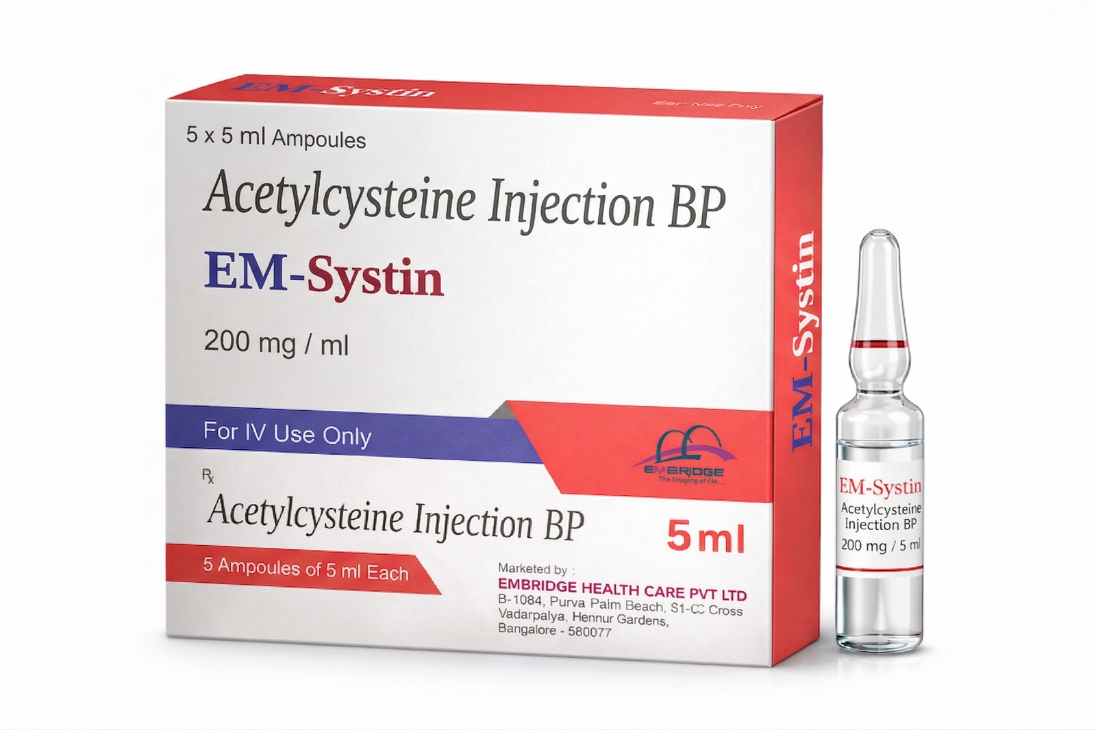 EM-SYSTIN 5ML INJECTION